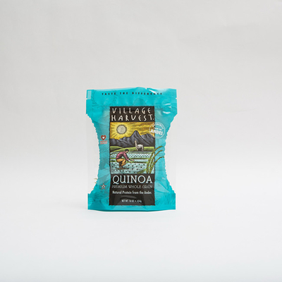 10oz PET12 Quinoa बीज खाद्य पैकेजिंग बैग स्पष्ट खिड़की Gravure मुद्रण के साथ